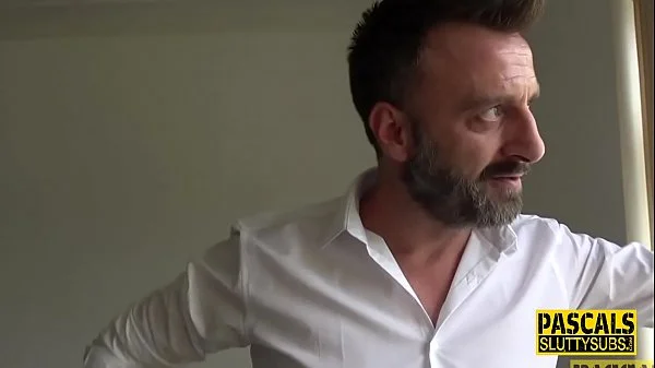 Tattooed milf submissive with big boobs